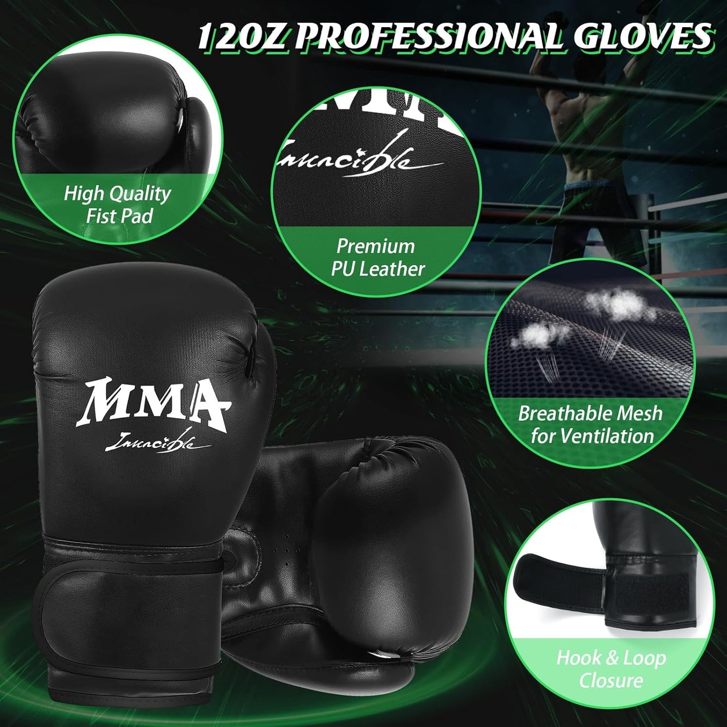 Upgrade Freestanding Punching Bag for Adults Teens Kids, 70'' Heavy Boxing Bag with Stand with Boxing Gloves, Kickboxing Bag for MMA Muay Thai Fitness Taekwondo Boxing Traning