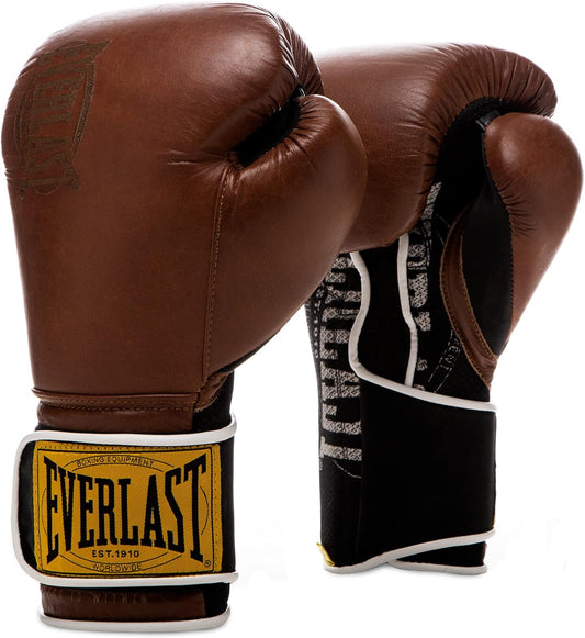 1910 Boxing Gloves | Advanced Gloves for Men and Women | Hook and Loop with Triple-Layer Foam & Wrist Support for Injury Prevention | Heavy Bag & Speedbag Training
